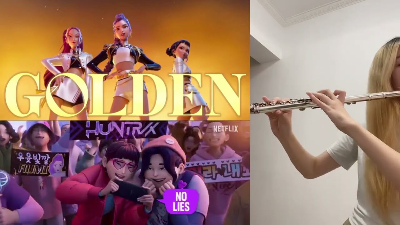 🎶 Golden (Flute Cover) - Originally by HUNTR/X (KPop Demon Hunters) | Instrumental Version  