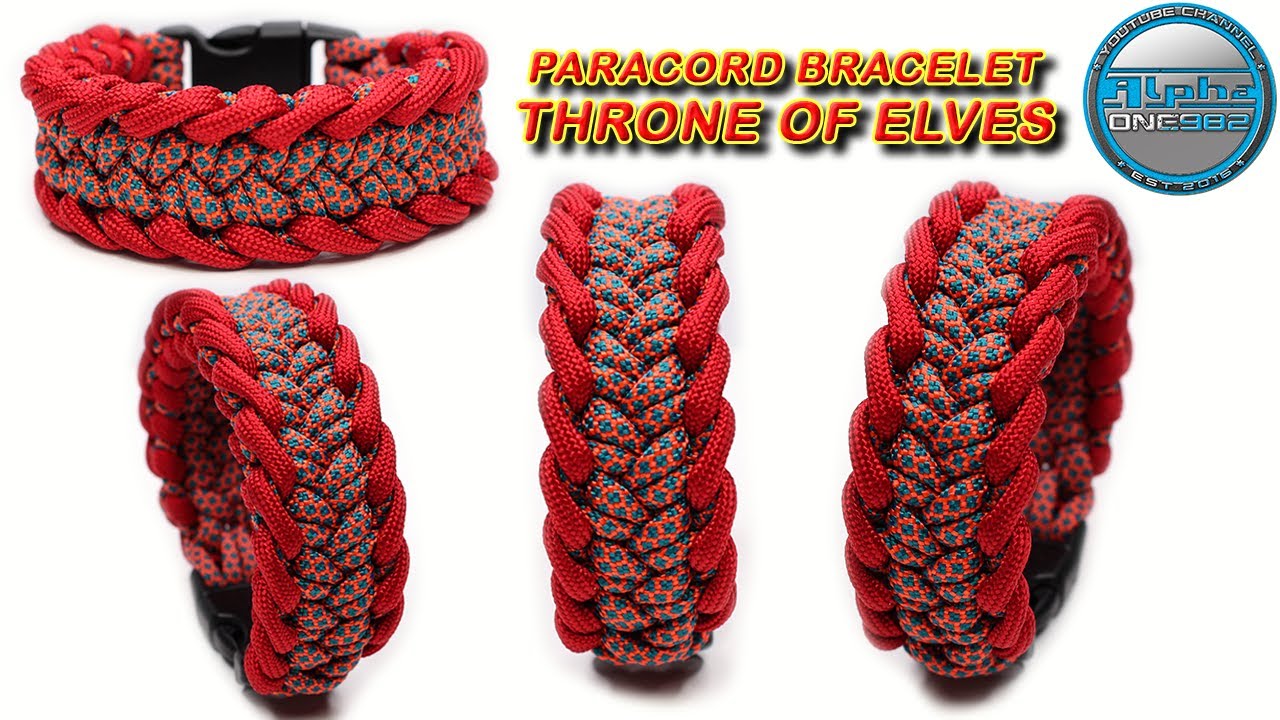 How to Make a Paracord Bracelet Throne of Elves Knot Tutorials
