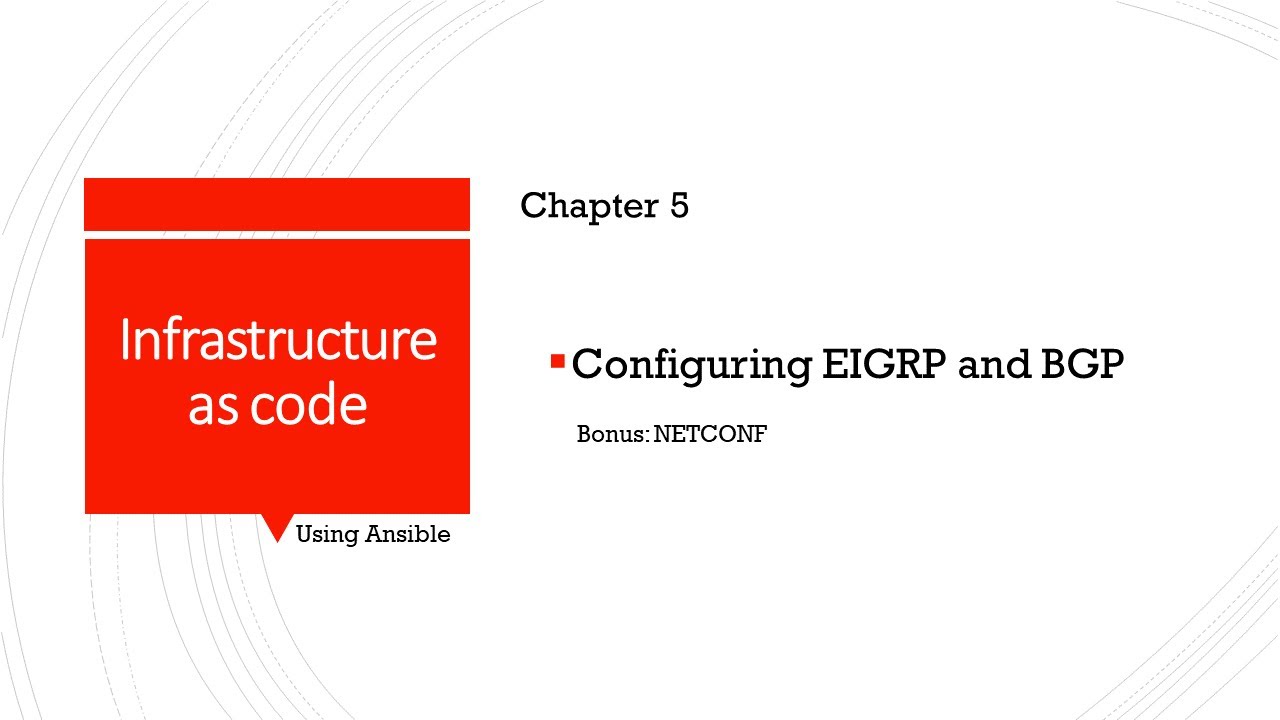 Infrastructure as Code w/ Ansible - Configuring EIGRP & BGP