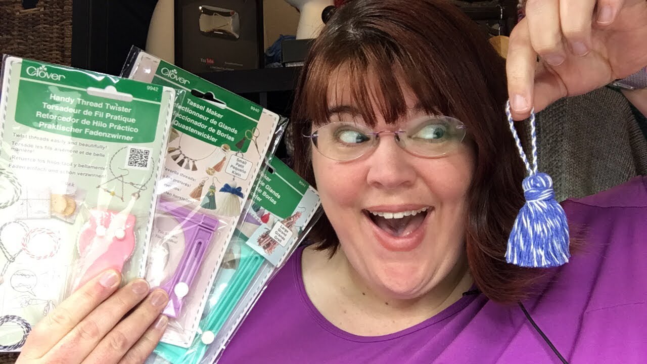 🔴 DEMO How to Use Clover Tassel Maker and Handy Thread Twister