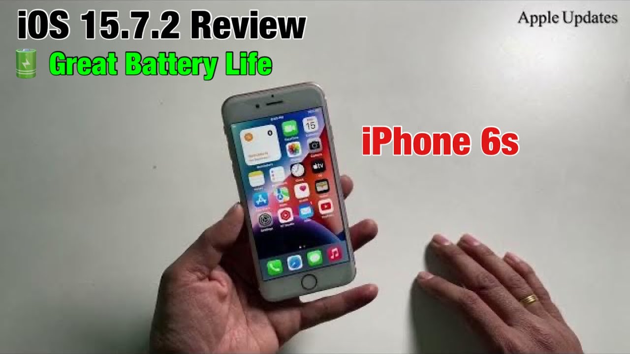 iOS 15.7.2 Update Review On iPhone 6s 🔋👍
