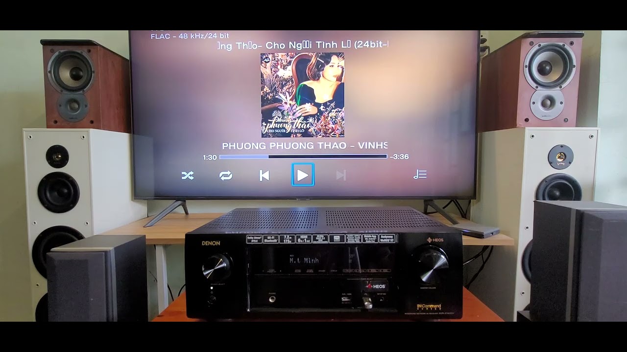 Amply Denon X1400H HDMI 4K ARC HDR Atmos, Wifi, Airplay, Bluetooth, DSD, DSF v.v...