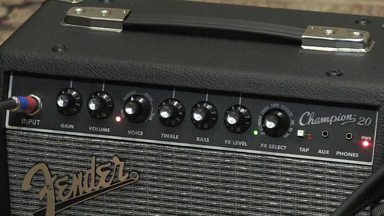 Fender Champion 20 Combo Amplifier Demo - Sweetwater Sound