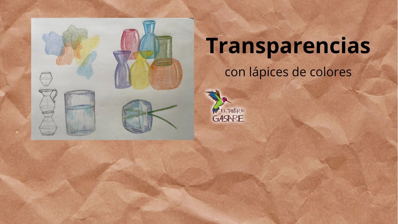 Como hacer transparencias con lápices de colores