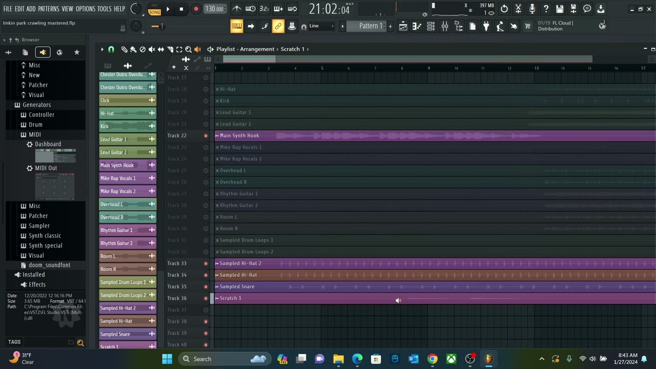 Linkin Park Crawling MULTITRACK