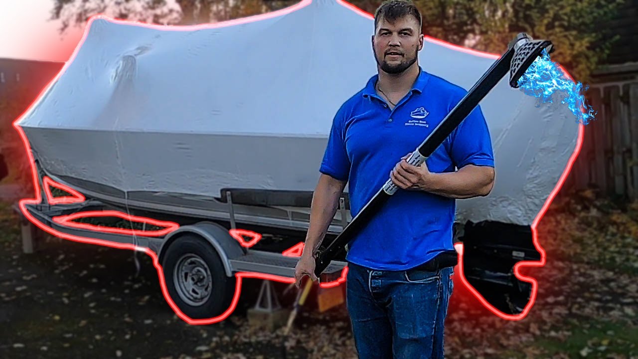 Winterize your boat and shrink wrap it before WINTER!