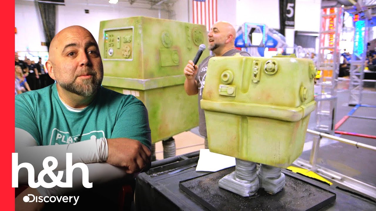 ¡Un pastel robot que camina y pesa más de 50 kilos! | Duff: Pasteles Asombrosos | Discovery H&H