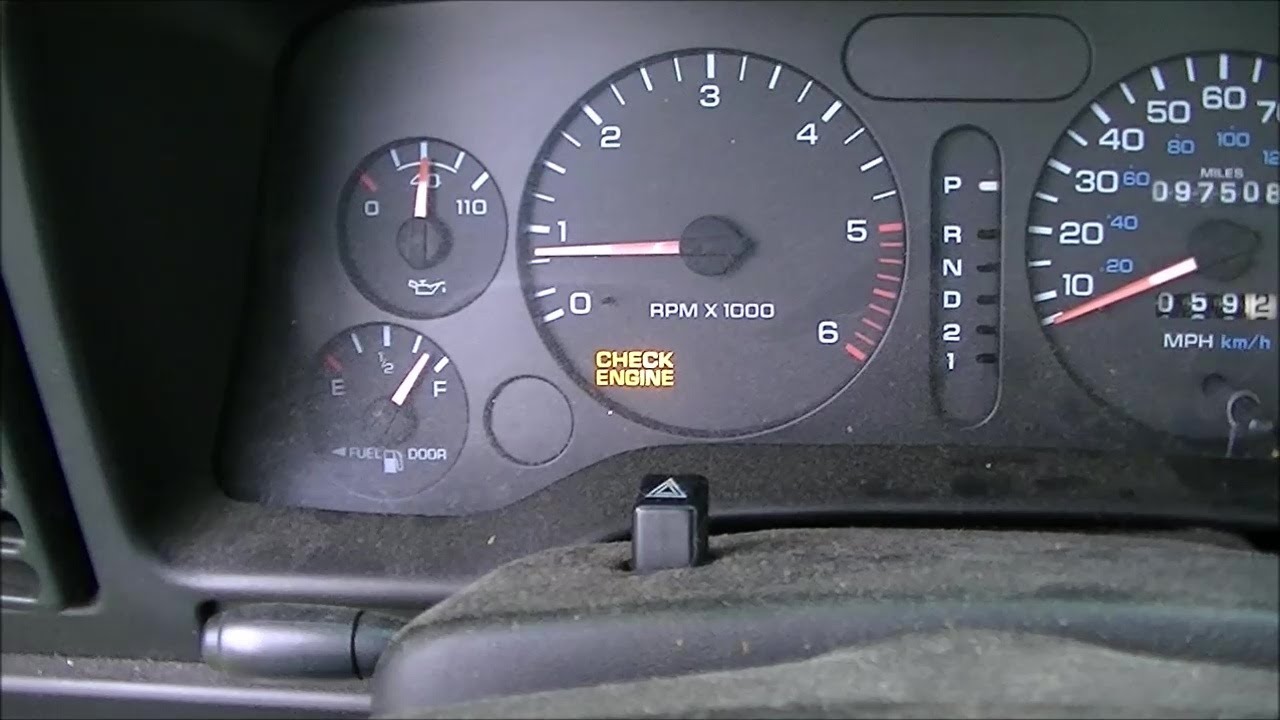 Загорелся индикатор неисправности двигателя! - Dodge Ram 1500 SS/T 1997 года выпуска