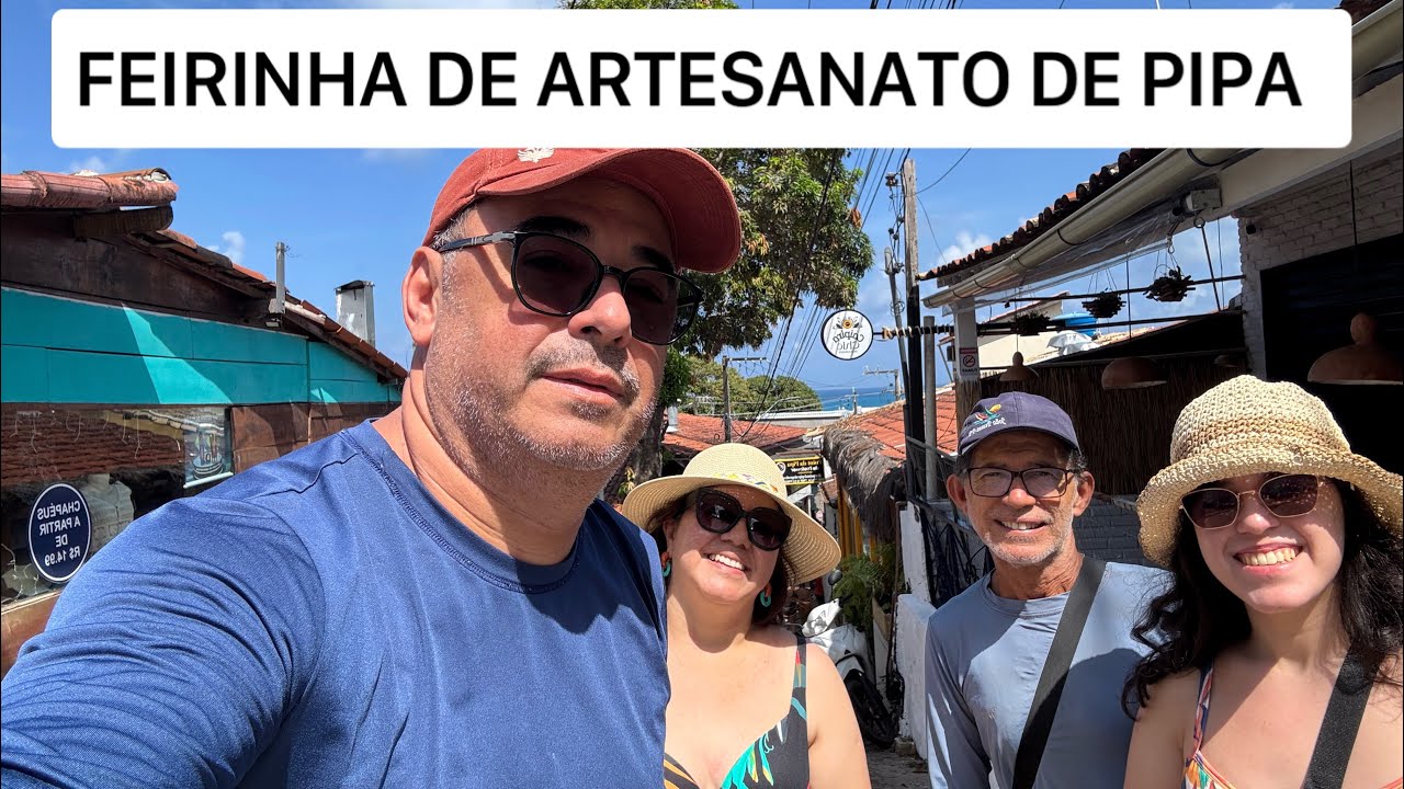 FEIRINHA DE ARTESANATO DE PIPA RN 🇧🇷 | A Continuação de PIPA Como Nunca Se Viu
