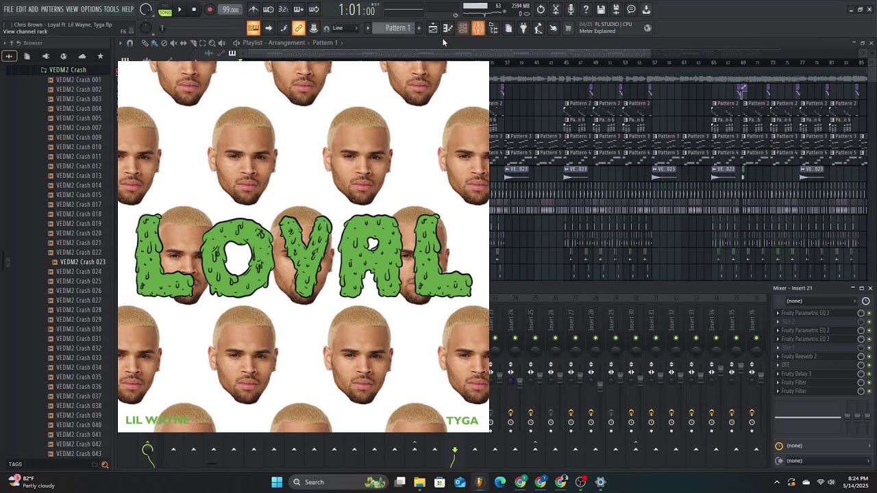 Chris Brown - Loyal ft. Lil Wayne, Tyga (Fl Studio Instrumental Remake)