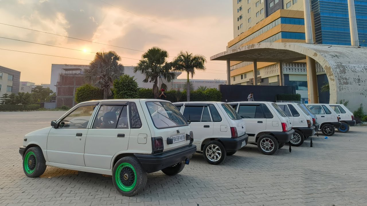The OG Maruti 800 Meet-up🔥|| Chandigarh Maruti 800 group 