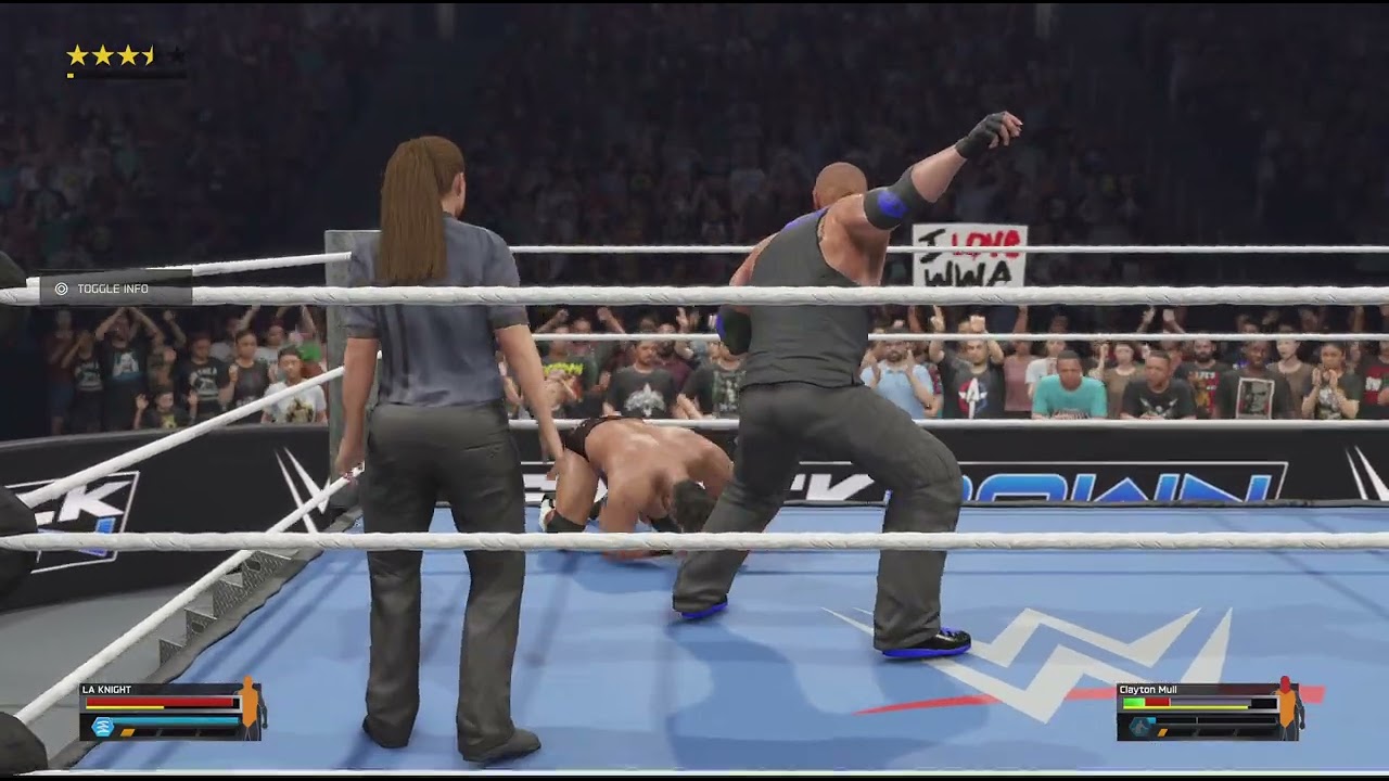 LA Knight Vs Clayton Mull