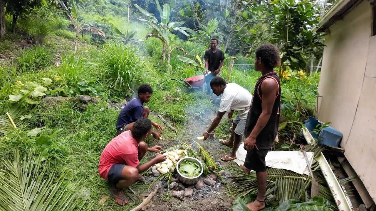 Cooking The Traditional Way For The Farewell Feast🇫🇯