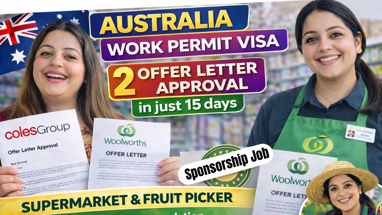 AUSTRALIA FREE WORK VISA 2025 | Work Visa Approved In 18 Days | Warehouse And Packing Jobs
