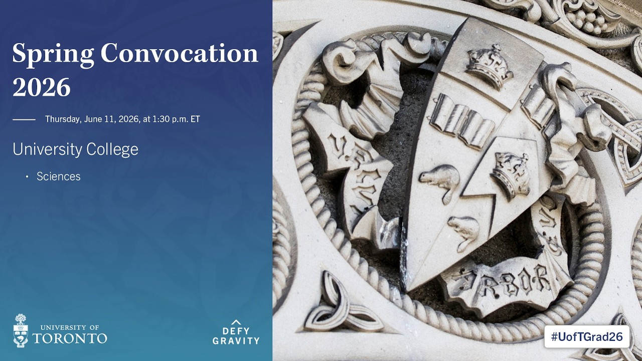 University College (Sciences) Spring 2026 Convocation