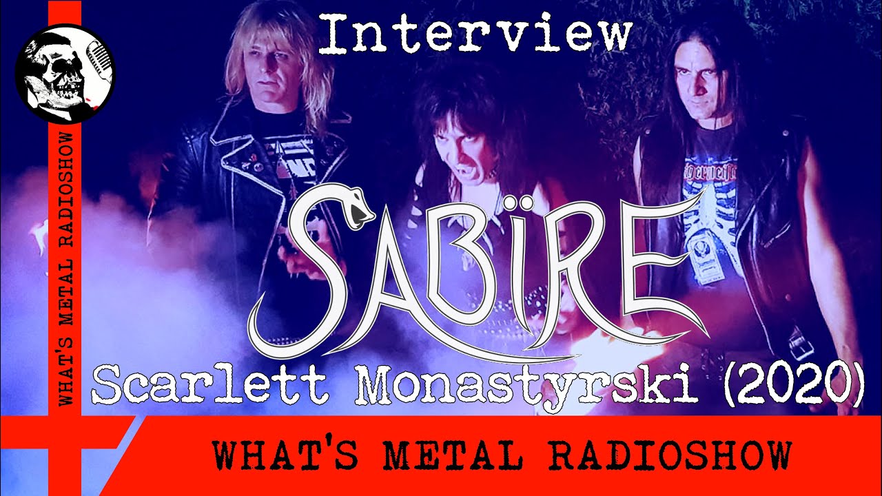 Interview SABÏRE (Scarlett Monastyrski) 2020 - Acid metal of the future, blue album coming up