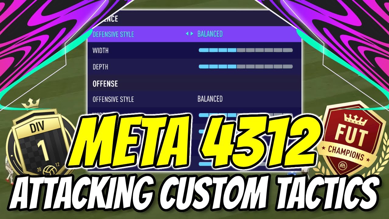 THIS FORMATION IS *AMAZING* | FUT 21 POST PATCH 4312 CUSTOM TACTICS/INSTRUCTIONS | COUNTER ATTACKING