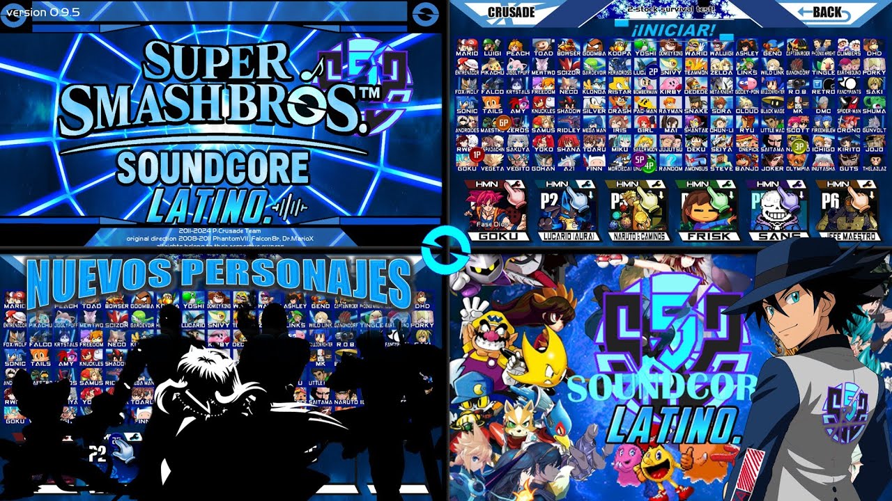 Super Smash Bros. Crusade Latino || REMAKE 0.9.5 FULL🔥