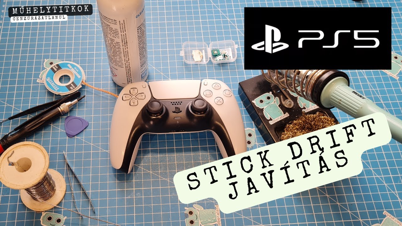PS5 DualSense Stick Drift javítás – Így csináld otthon! 🔧🎮