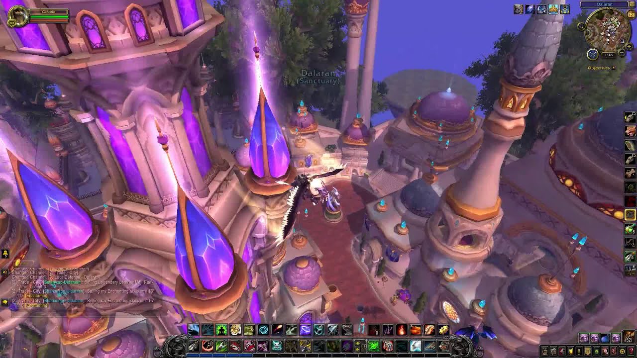 Flying over... DALARAN (LEGION) | Exploring WoW