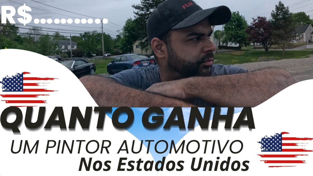 QUANTO GANHA UM PINTOR E PREPARADOR DE PINTURA AUTOMOTIVA NOS ESTADOS UNIDOS