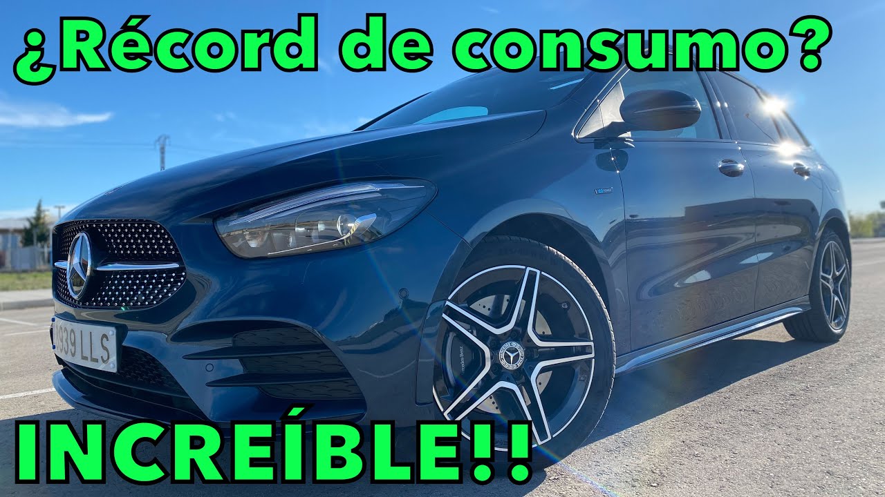Mercedes-Benz Clase B 250e INCREÍBLE ¿RÉCORD DE CONSUMO? Súper prueba de AUTONOMÍA y consumo MOTORK