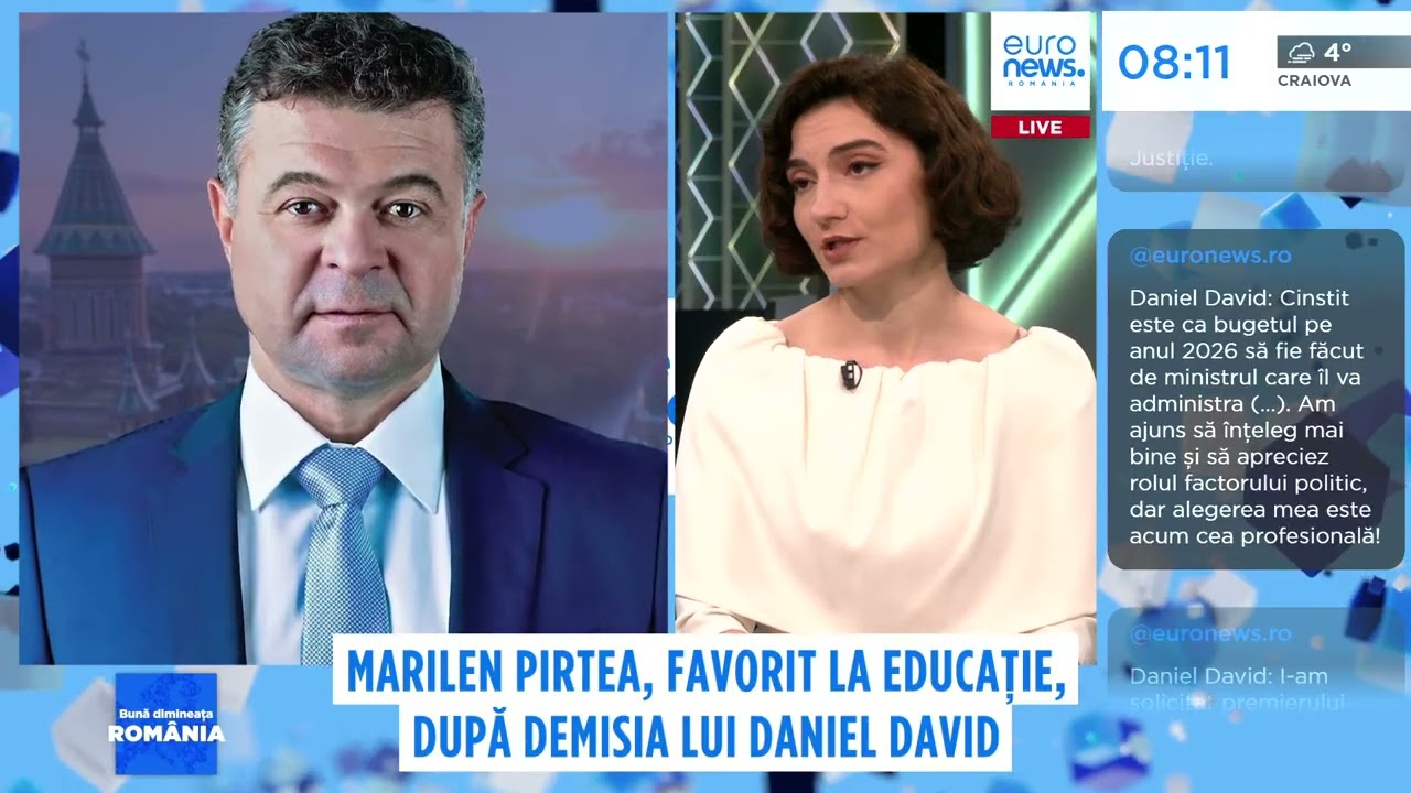 Marilen Pirtea, favorit la Educație, după demisia lui Daniel David