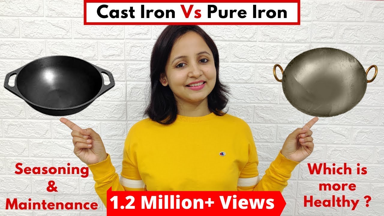 Difference Between Cast Iron & Iron Cookwares | Cast Iron Vs Pure Iron Cookware | Urban Rasoi