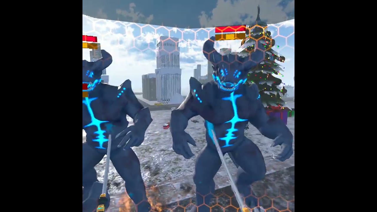 Playing Kaiju battle simulator