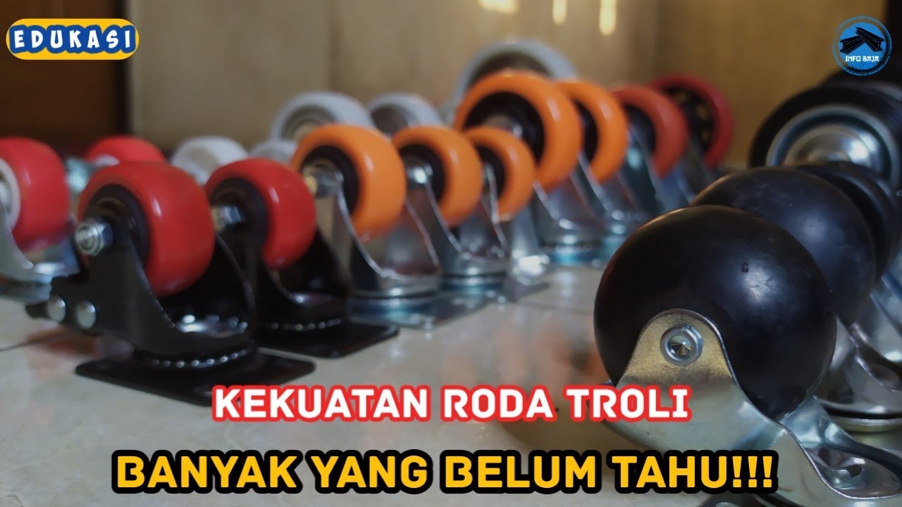 Review kekuatan kegunaan dan harga roda troli‼️atau roda etalase dari roda kecil sampai yang besar