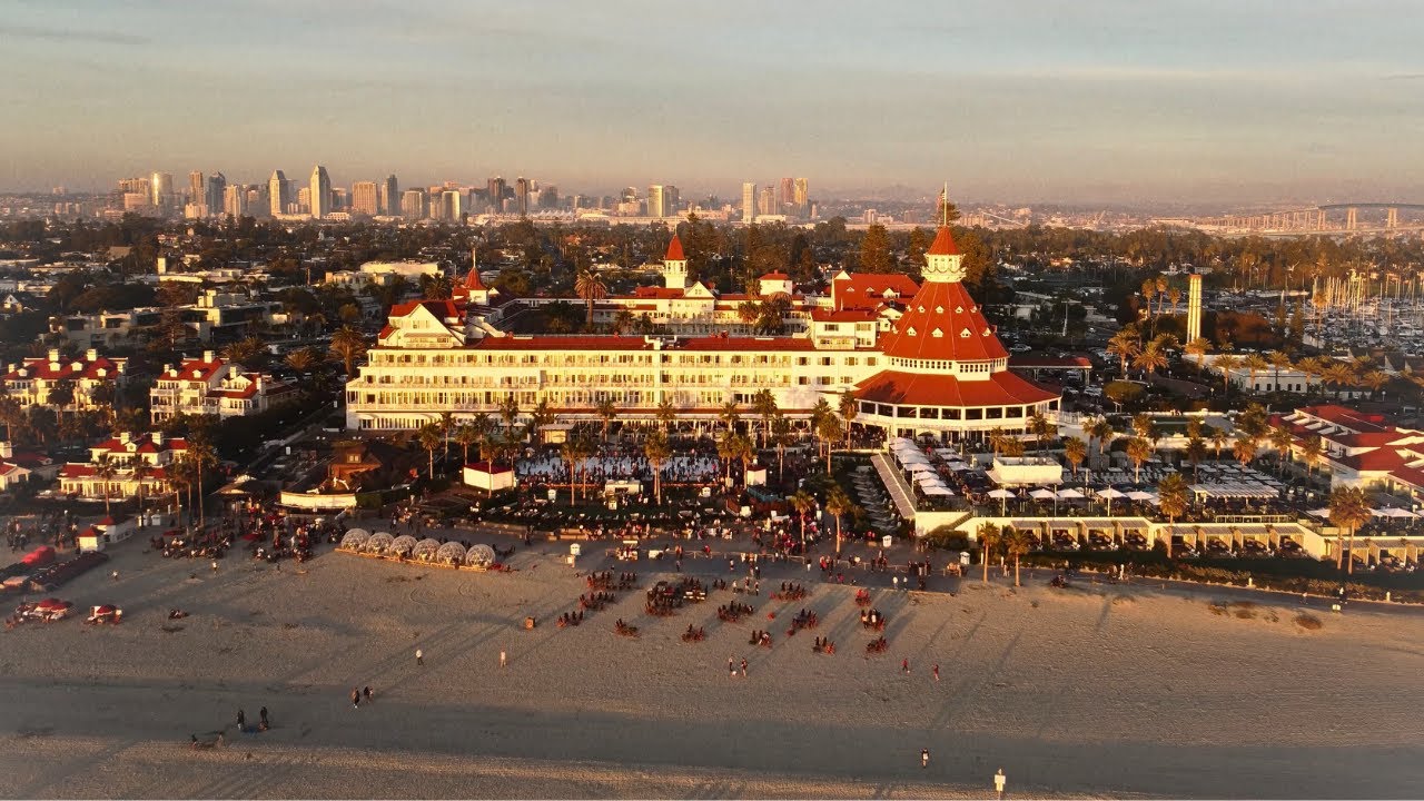 Coronado | Hotel | Aerial | 4K | Cinematic | Christmas | History
