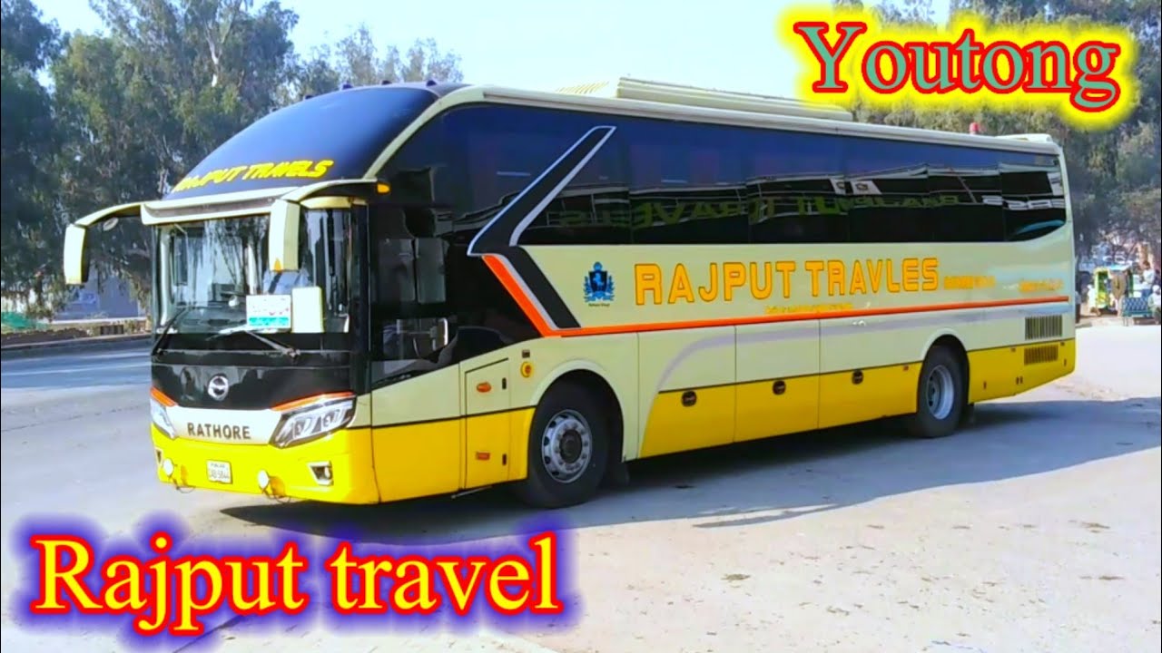 Youtong bus Rajput travel Departure for Rawalpindi from Khanewal Terminal
