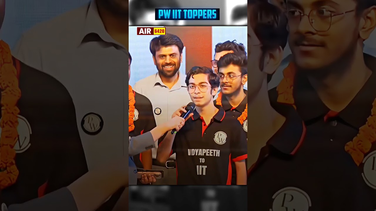 Pw Jee Advanced Toppers Give Super Suggestions 😂💀☠️🚀#pwjeeevent25 #physicswallah #pwians #shorts