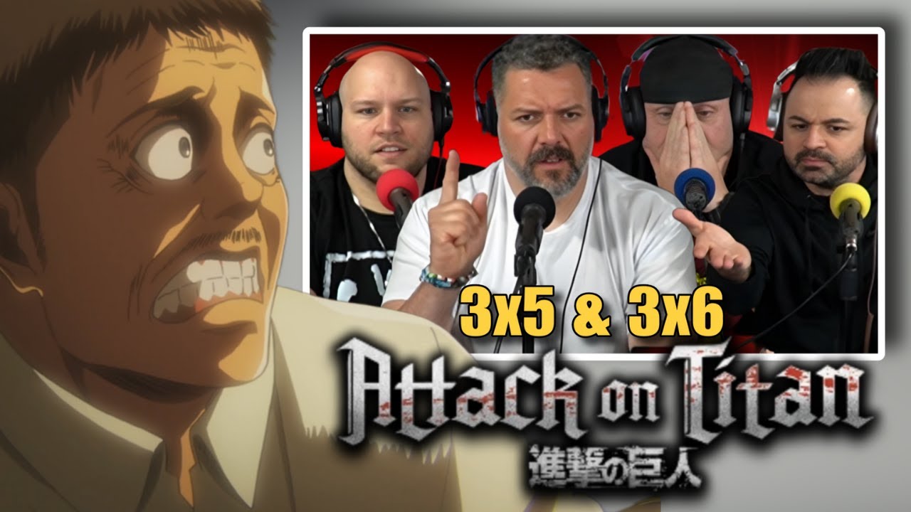 First time watching Attack on Titan reaction episodes 3x5 & 3x6 (Sub)