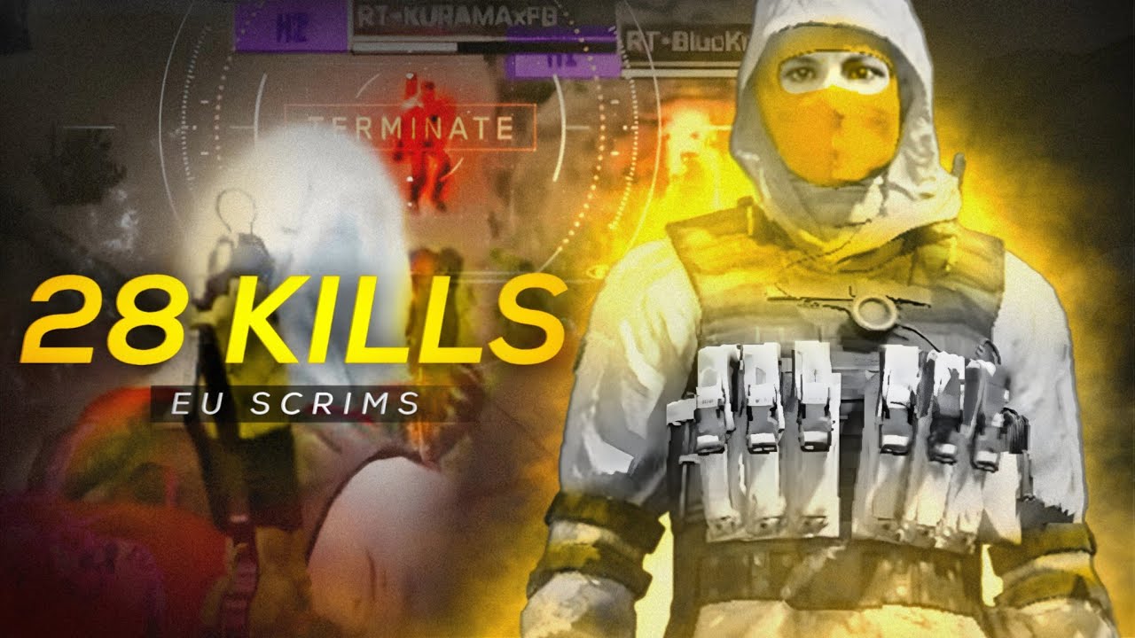 28 Kills Alone in Squad EU Scrim🥵 - Call Of Duty Mobile