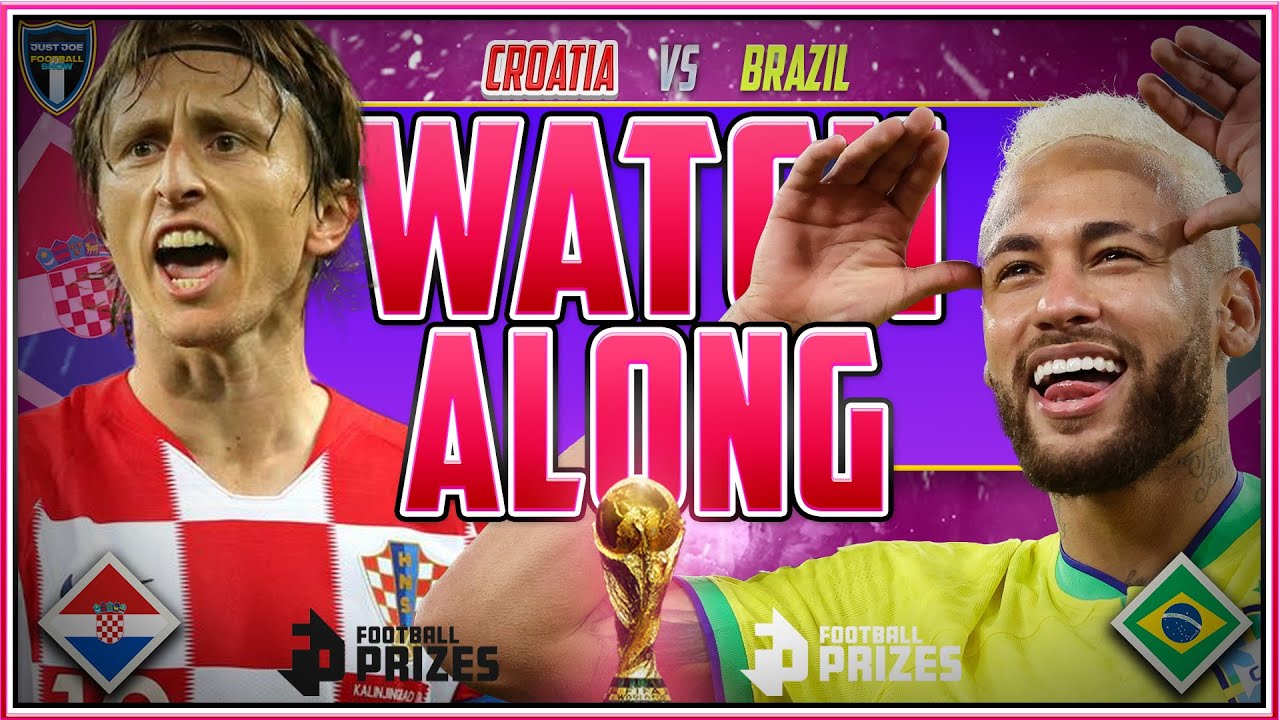 CROATIA V BRAZIL | QUATER FINAL | WORLD CUP 2022 | LIVE STREAM WATCH ALONG