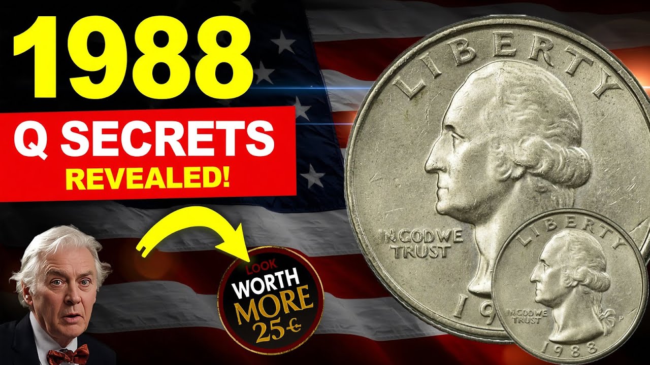 🔥 1988 Quarter Dollar Secrets Revealed! The Hidden History Most People Never Knew About