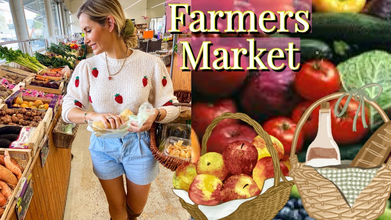 COME TO THE FARMERS MARKET WITH ME! SOUTH OF FRANCE FRESH GROCERY SHOPPING!
