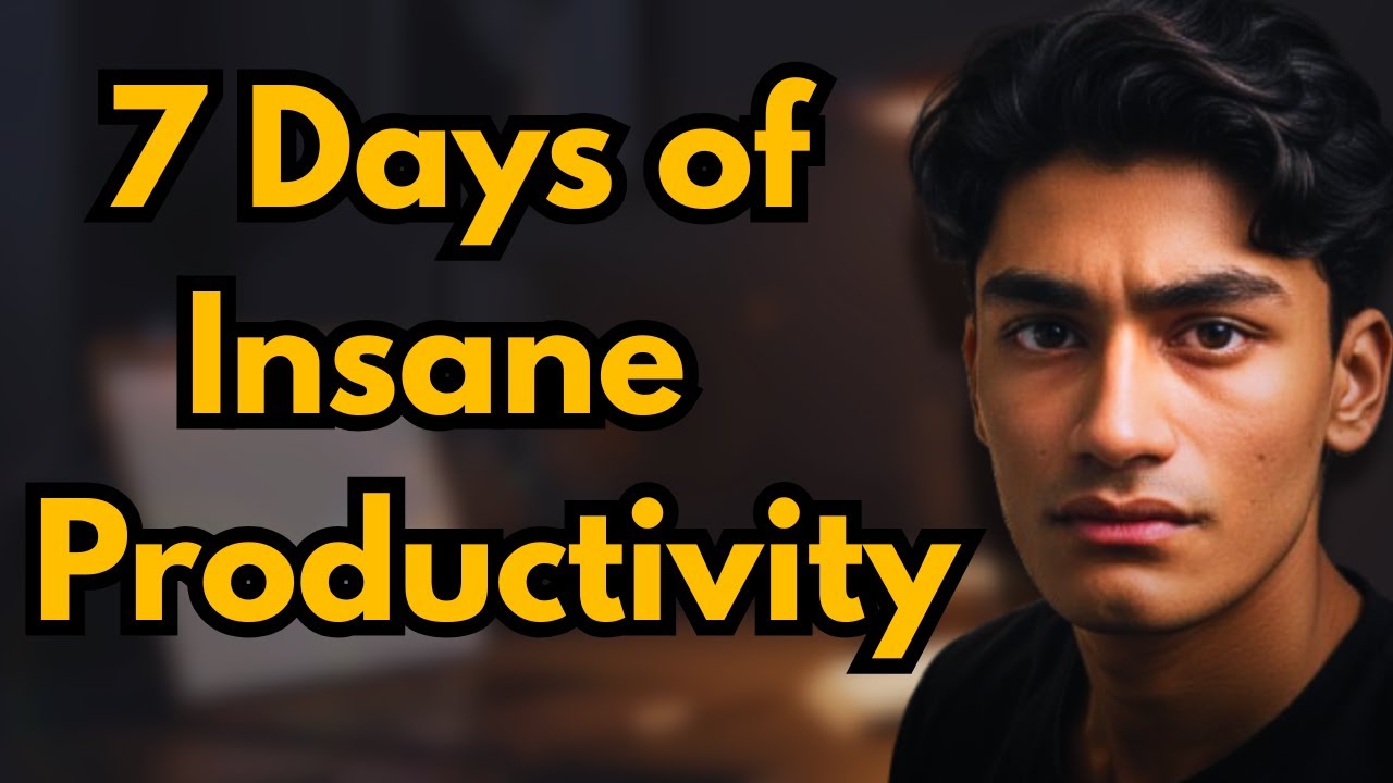I lived like the most Productive people for 7 Days