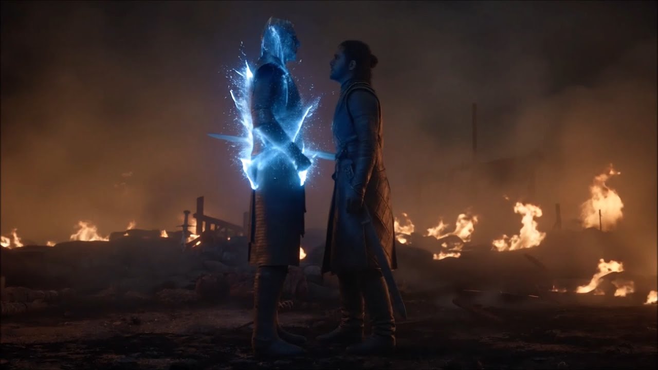 Jon Snow kills the Night King - Game of Thrones fixed