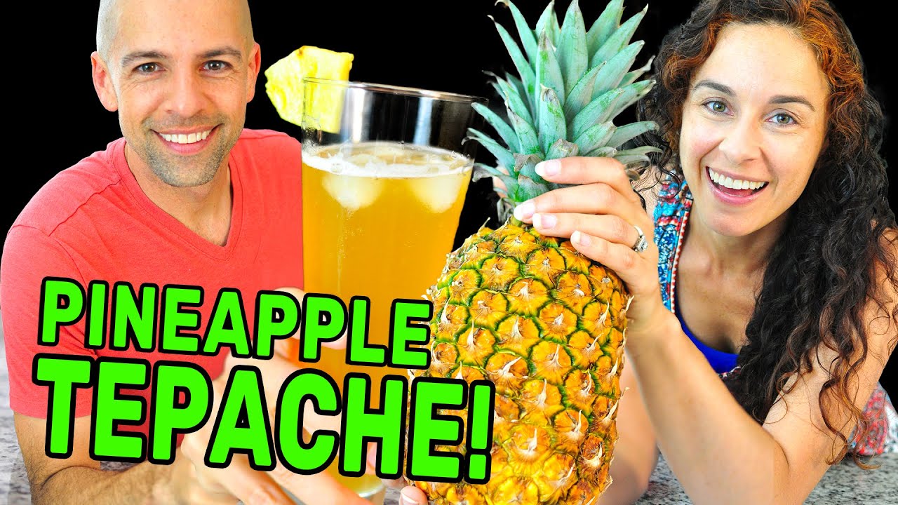 Making Mexican TEPACHE (Fermented Pineapple Drink) Recipe