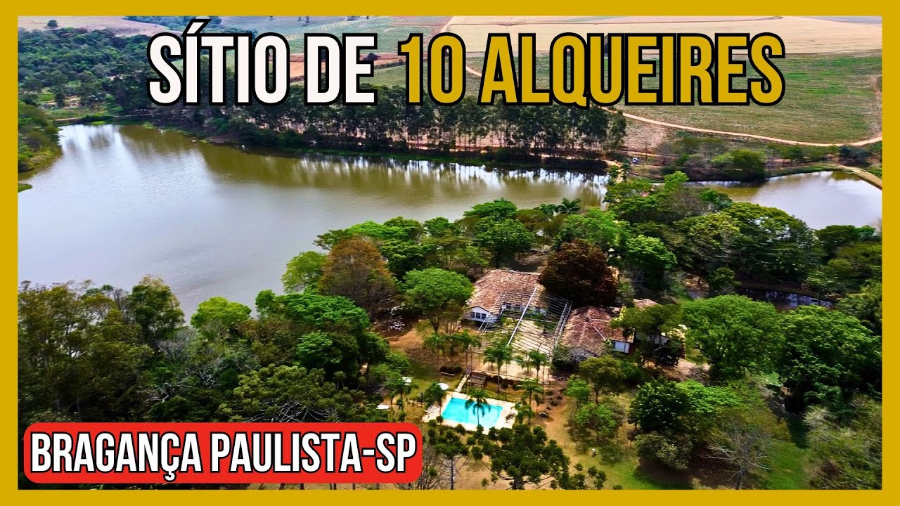 Sítio de 10 alqueires à venda em Bragança Paulista-SP.
