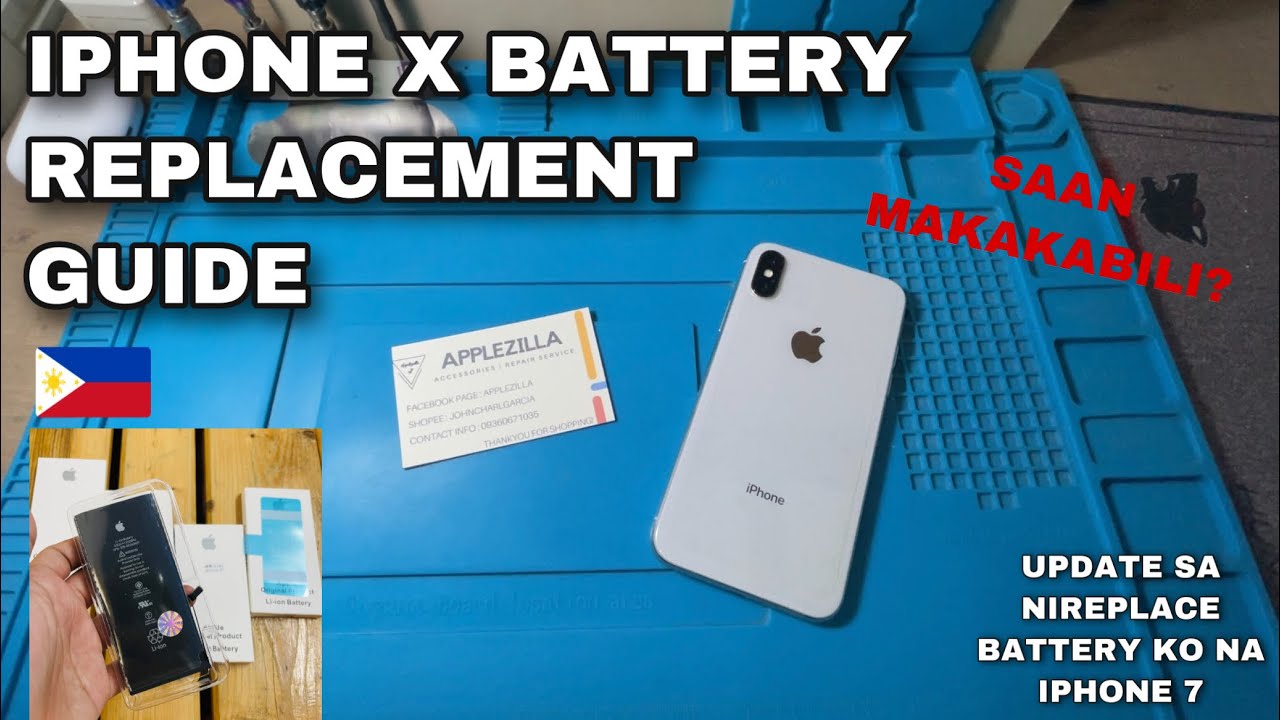 Iphone X battery replacement guide | Philippines