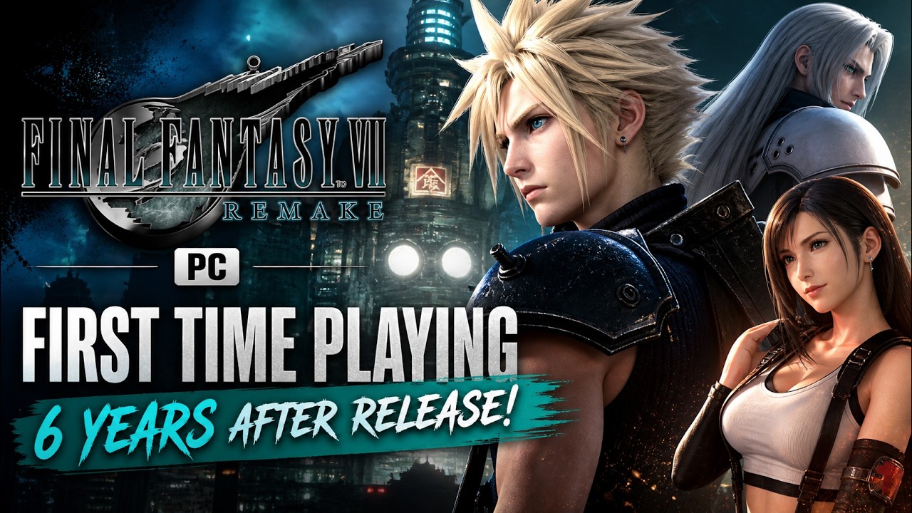Final Fantasy 7 Remake PC | First Time Playing 6 Years After Release!