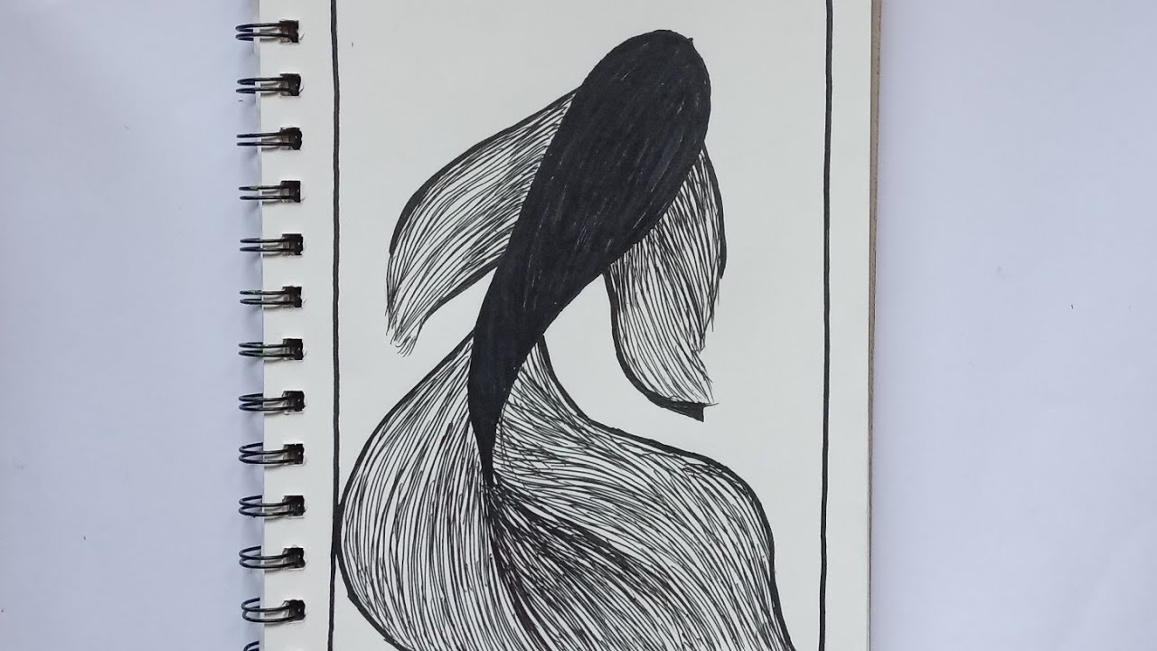 Drawing Patience ✍️🏻 | 5 Minutes of Calm Line Art