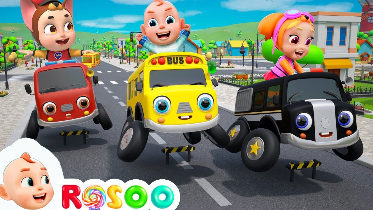 أغنية السيارات | ساعة من أجمل أغاني الأطفال | أغاني تعليمية للأطفال باللغة العربية | Rosoo Arabic