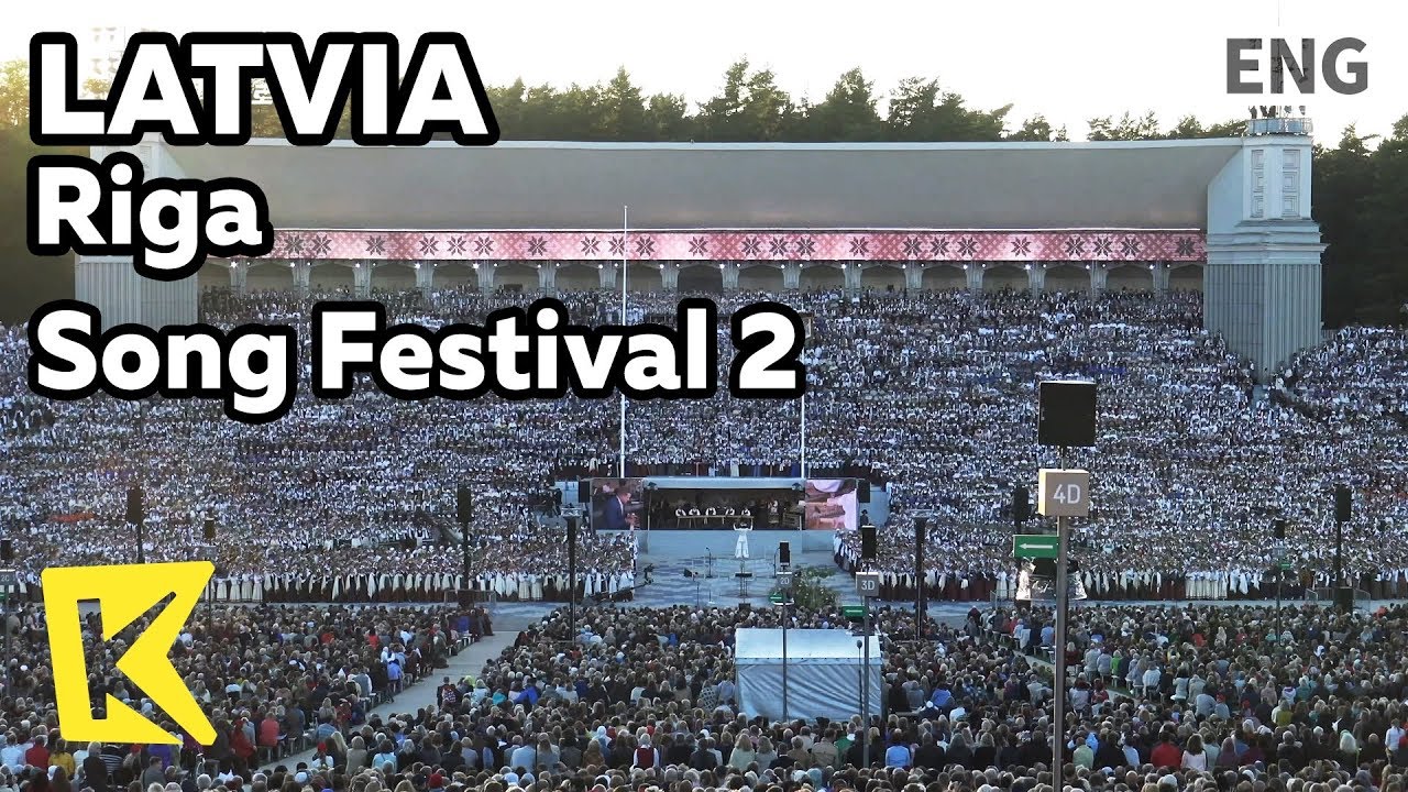 【K】Latvia Travel-Riga[라트비아 여행-리가]노래 축제 2 대규모 합창/Song Festival/Ligo/Chorus/Mezaparka Liela estrade