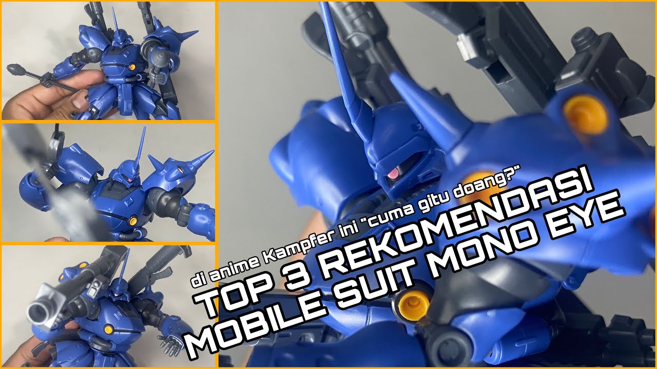 REKOMENDASI GUNPLA MONOEYE KEREN BANYAK AKSESORIS? HGUC KAMPFER DARI SERI TRAGIS GUNDAM UC 0080