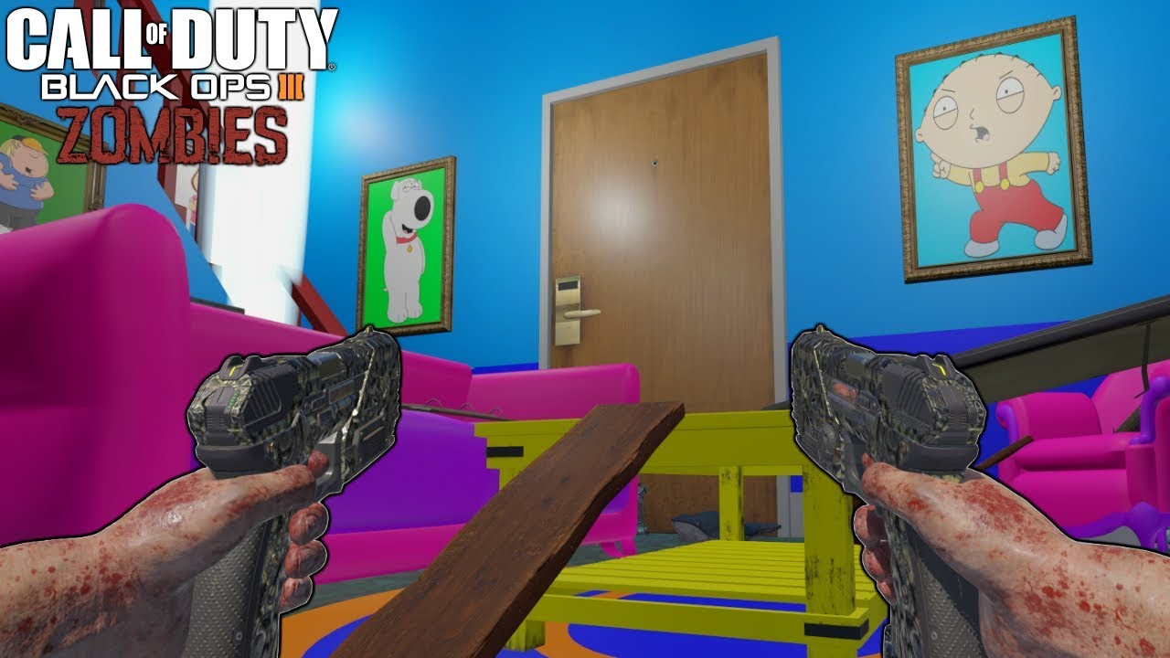 FAMILY GUY CUSTOM ZOMBIES LOCURA DE ALMAS | BLACK OPS 3 ZOMBIES MOD TOOLS