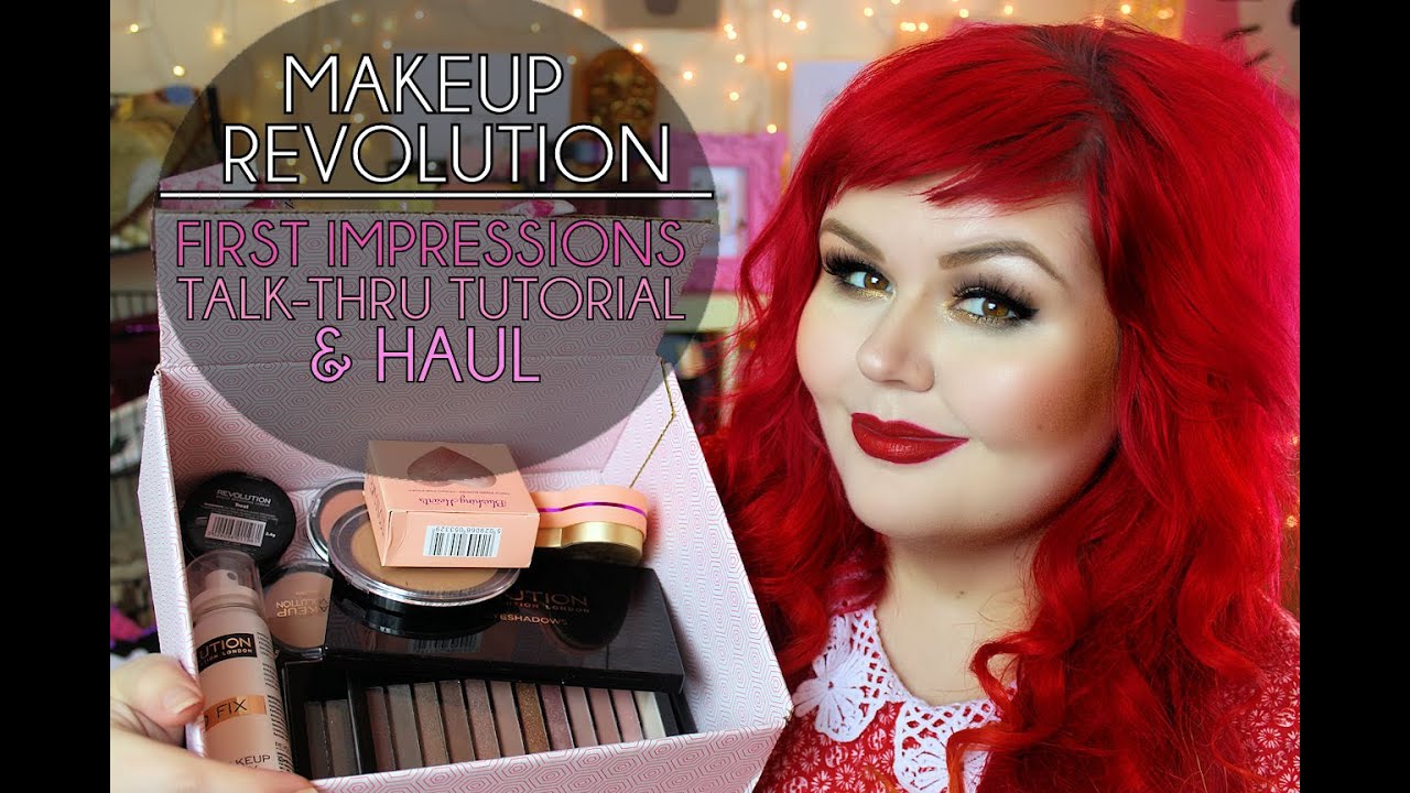 MAKEUP REVOLUTION Haul First Impressions and Tutorial